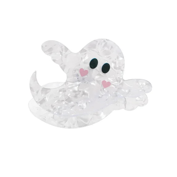 Way to Celebrate Women's Halloween Ghost Claw Clip, Multicolor, 1 Piece | Walmart (US)