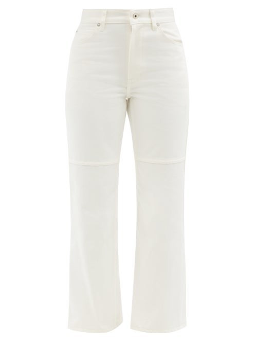 Jil Sander - Cropped Denim Jeans - Womens - Cream | Matches (US)