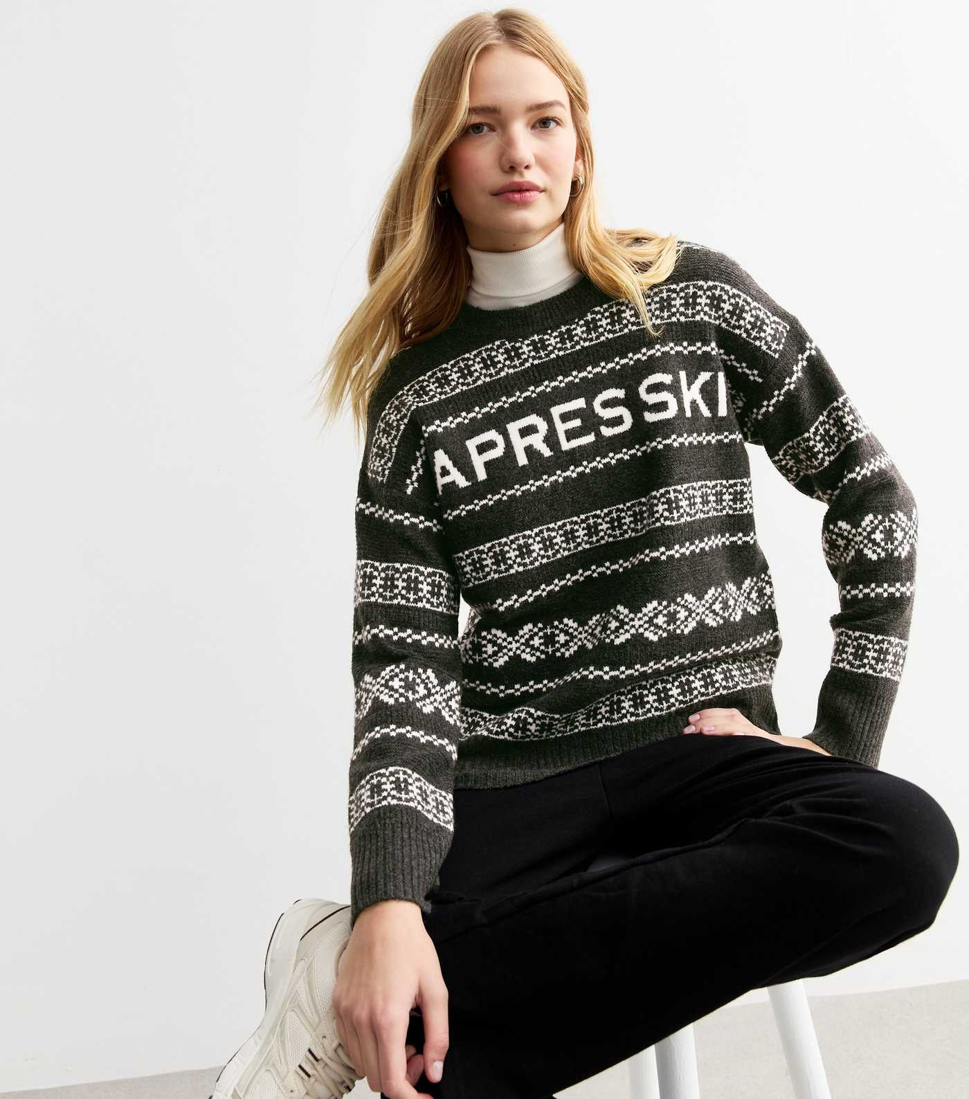 Dark Grey Apres Ski Fairisle Jumper
						
						Add to Saved Items
						Remove from Saved Items | New Look (UK)