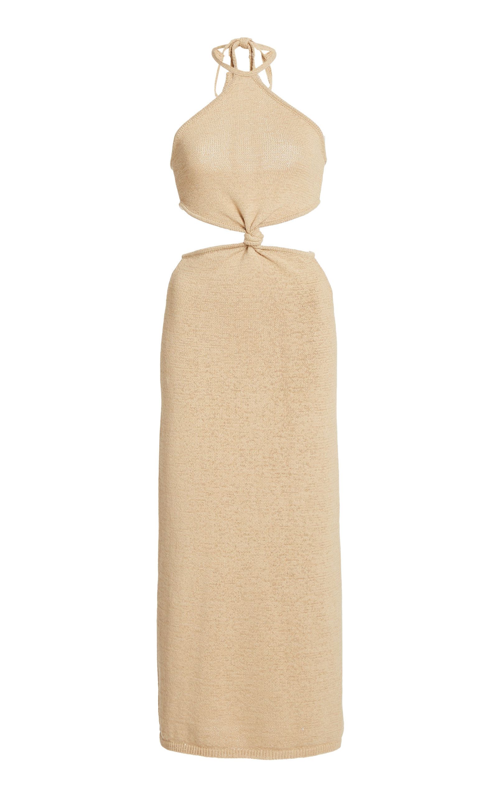 Cameron Cutout Cotton-Blend Knit Midi Dress | Moda Operandi (Global)