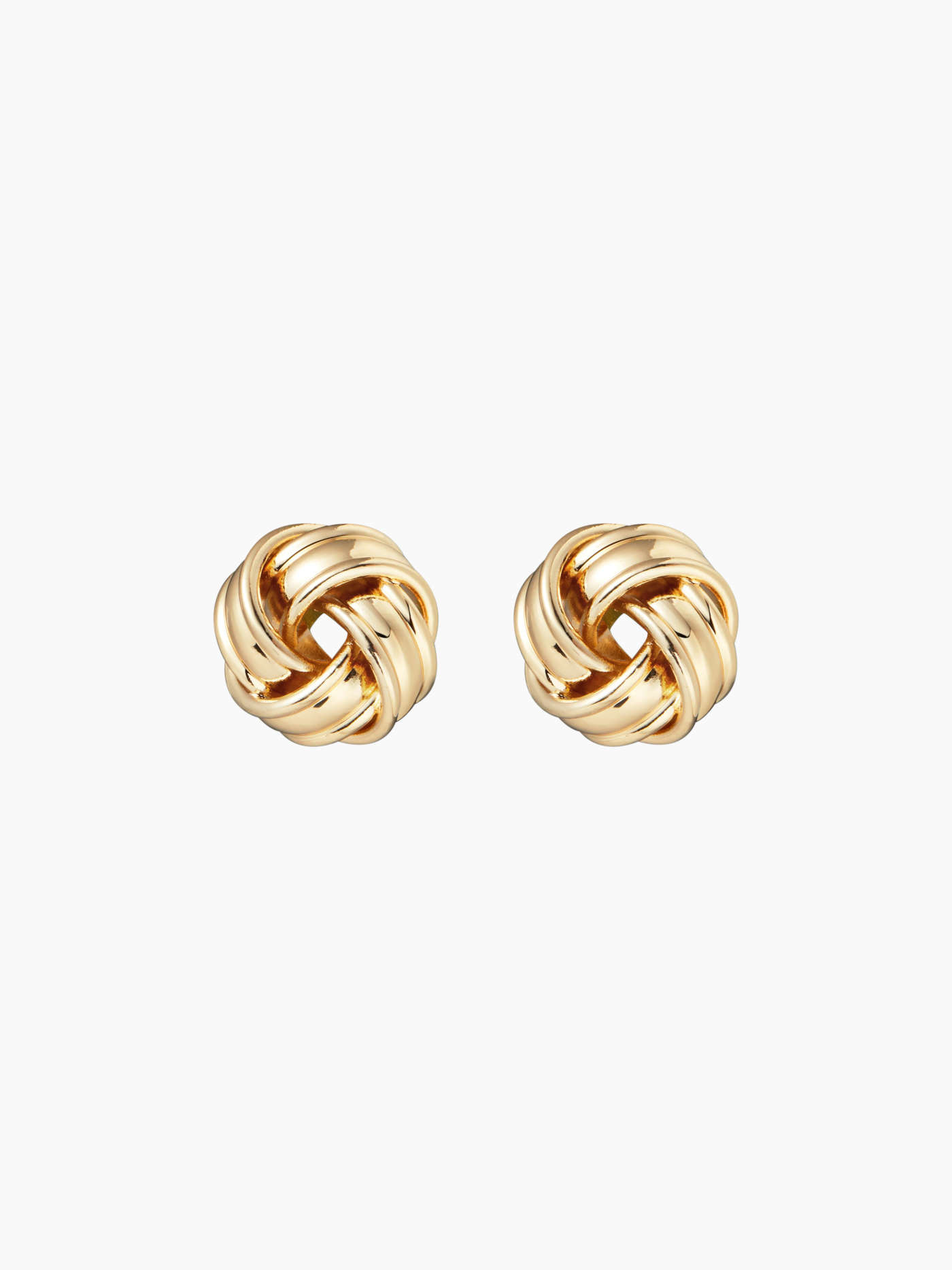 Copper Alloy TWISTED STUD EARRINGS For Daily Casual Work | Cider