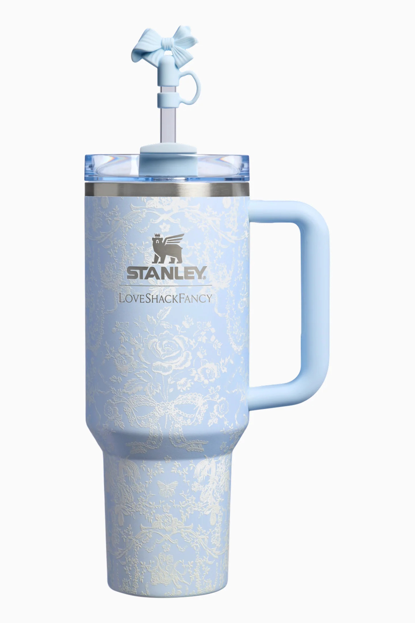 Stanley 1913 The Quencher H2.0 Flowstate Tumbler | 40 OZ in Toscana Toile | LoveShackFancy
