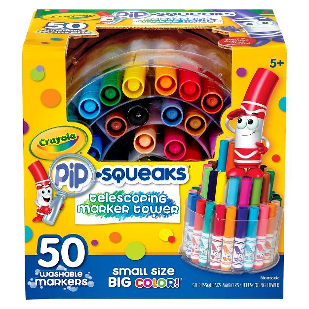 Crayola 50ct Pip Squeaks Marker Set | Target