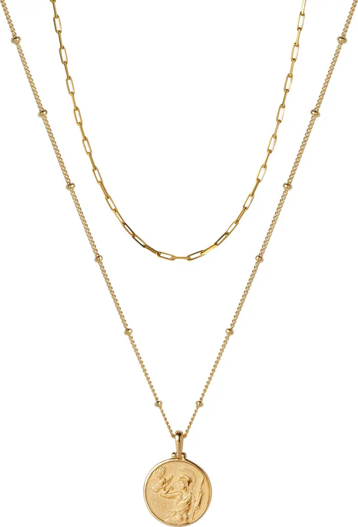 Awe Inspired Mini Athena Pendant Layered Necklace | Nordstrom | Nordstrom
