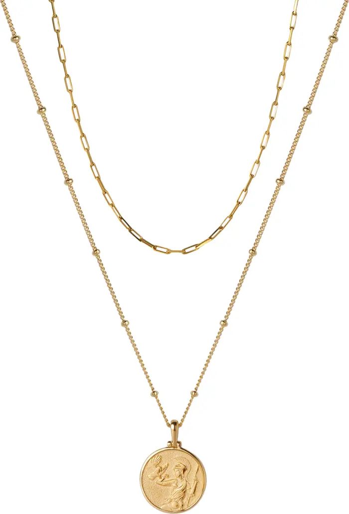 Awe Inspired Mini Athena Pendant Layered Necklace | Nordstrom | Nordstrom