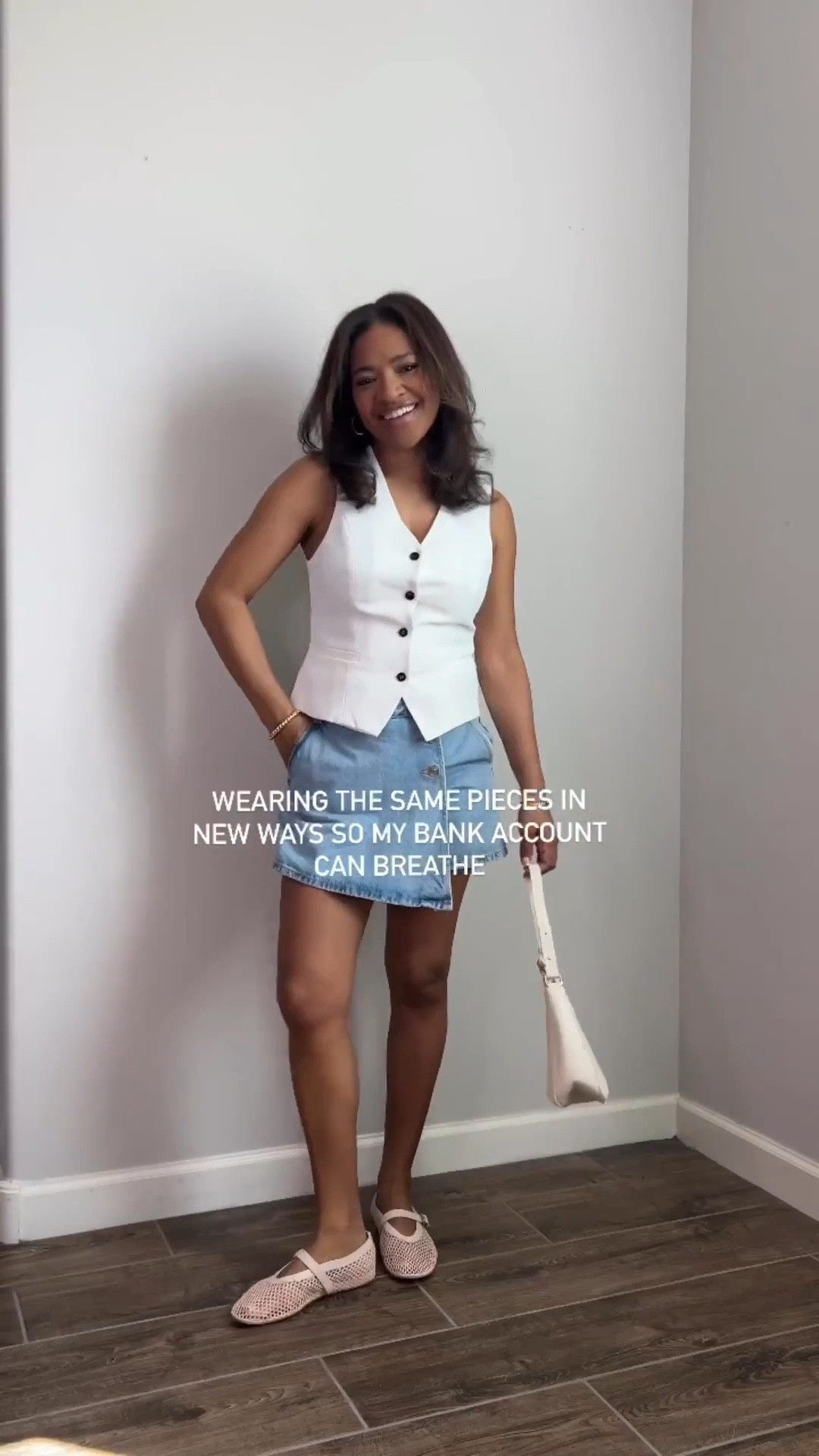 Outfit Styling wearing pieces in my closet different ways! My vest is in a size small. Jeans are my husbands but linking similar. Pants are a small and skirts are a medium  

L#ltkfindsunder100 #ltkfindsunder50 #ltkstyletip



#LTKWatchNow