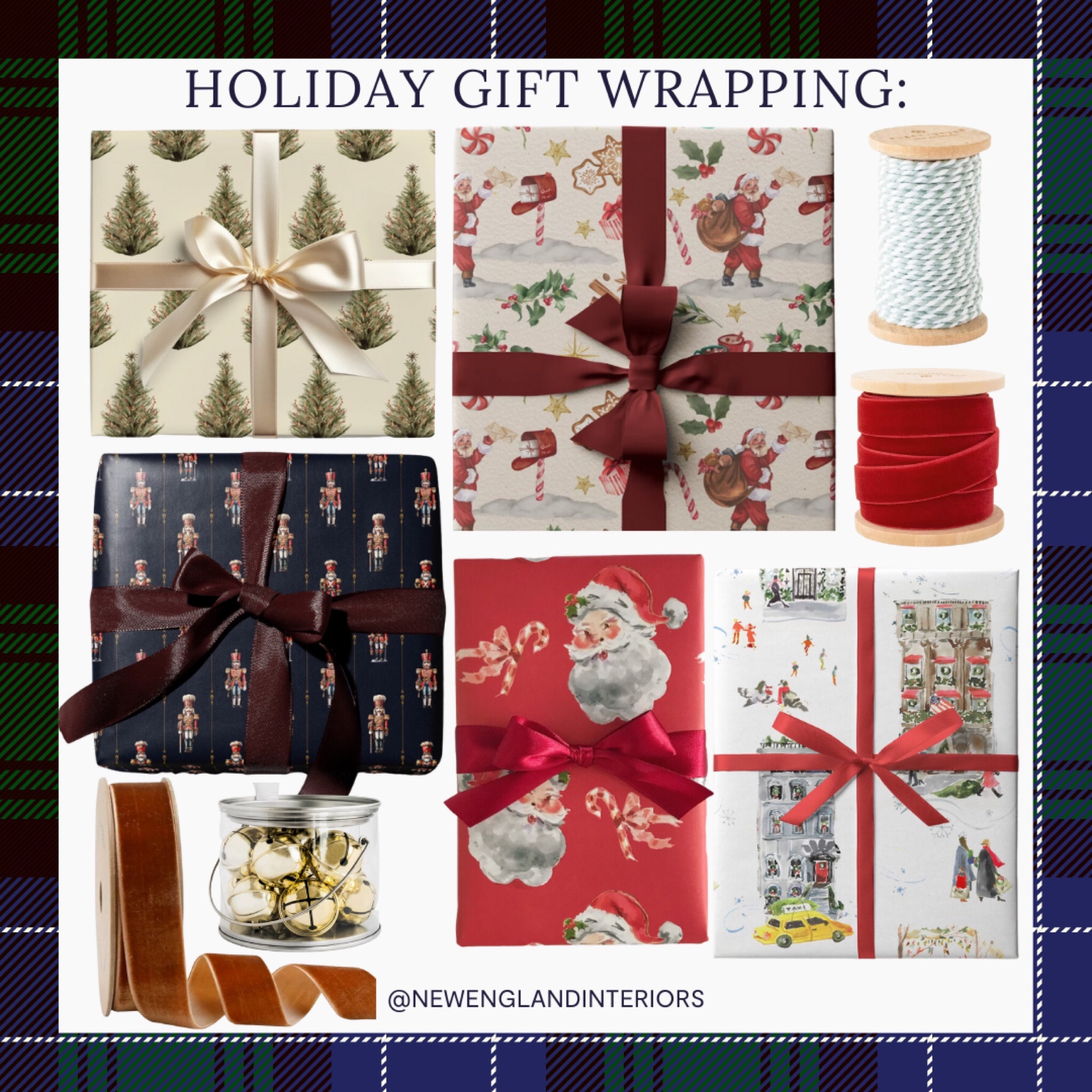 New England Interiors • Holiday Gift Wrapping 🎁🎁

TO SHOP: Click the links in bio or copy and paste this link in your web browser 

#LTKHoliday #LTKhome #LTKGiftGuide