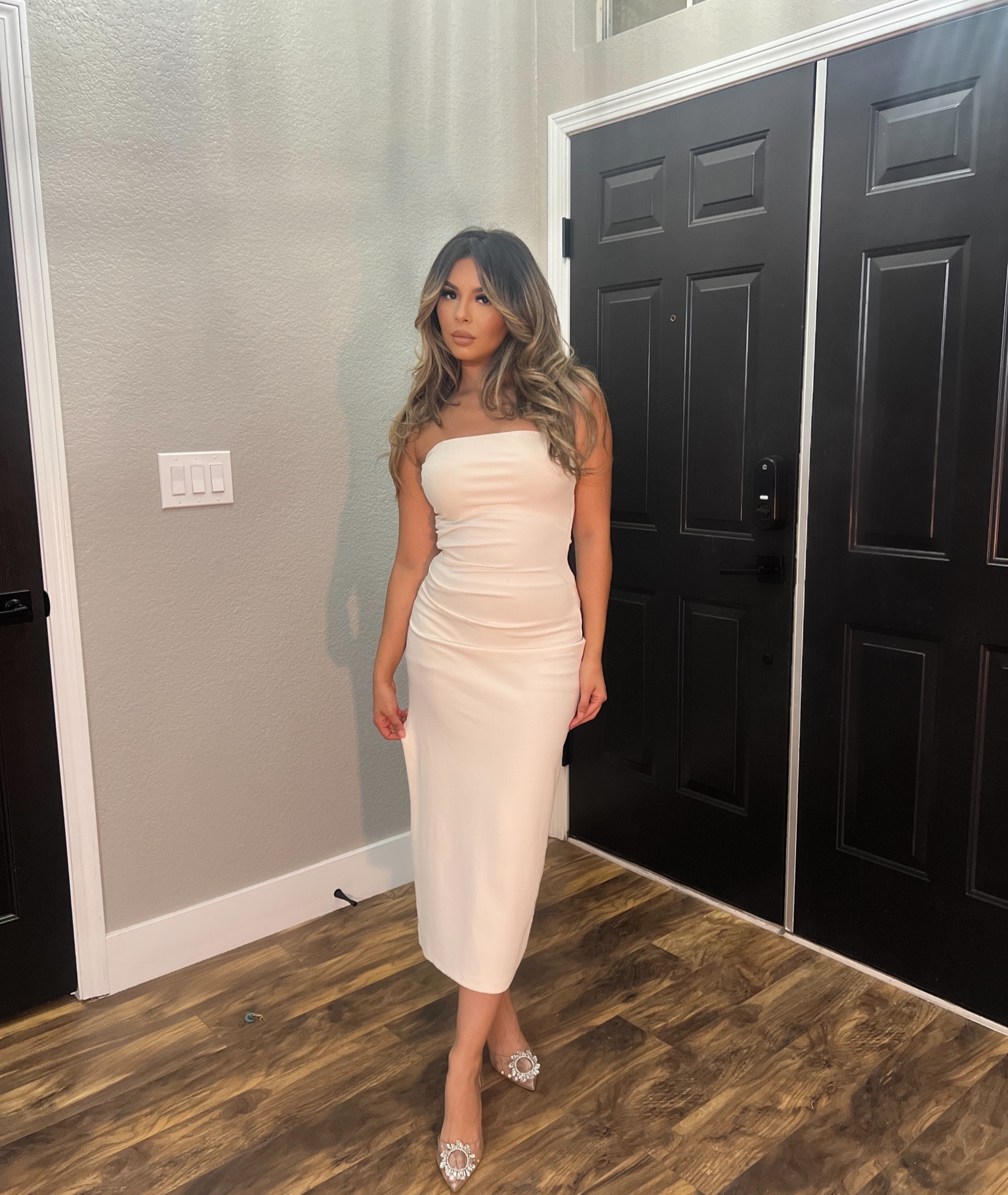 Date night dress! #h&m #Outfit
Heels are Gianni Bini dupes attached. 

#LTKU #LTKstyletip #LTKbeauty