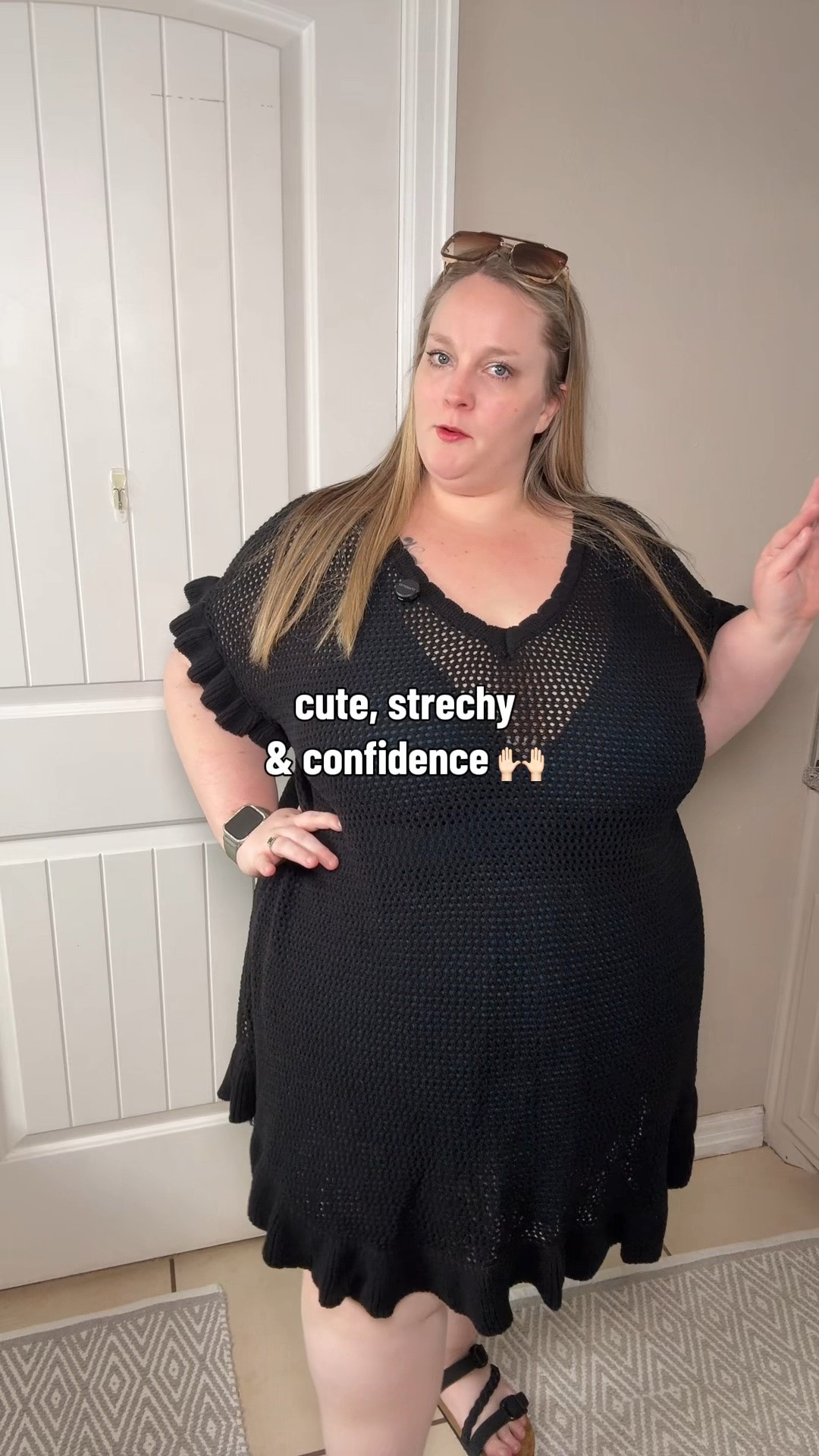 I used to talk myself out of pool days more than I’d like to admit.

This one has genuinely been helping me just show up and feel cute doing it.

plus size cover up, swim cover up, crochet cover up, ruffle cover up, plus size swimwear, bloomchic, summer pool outfit

#LTKSwim #LTKPlusSize #LTKMidsize