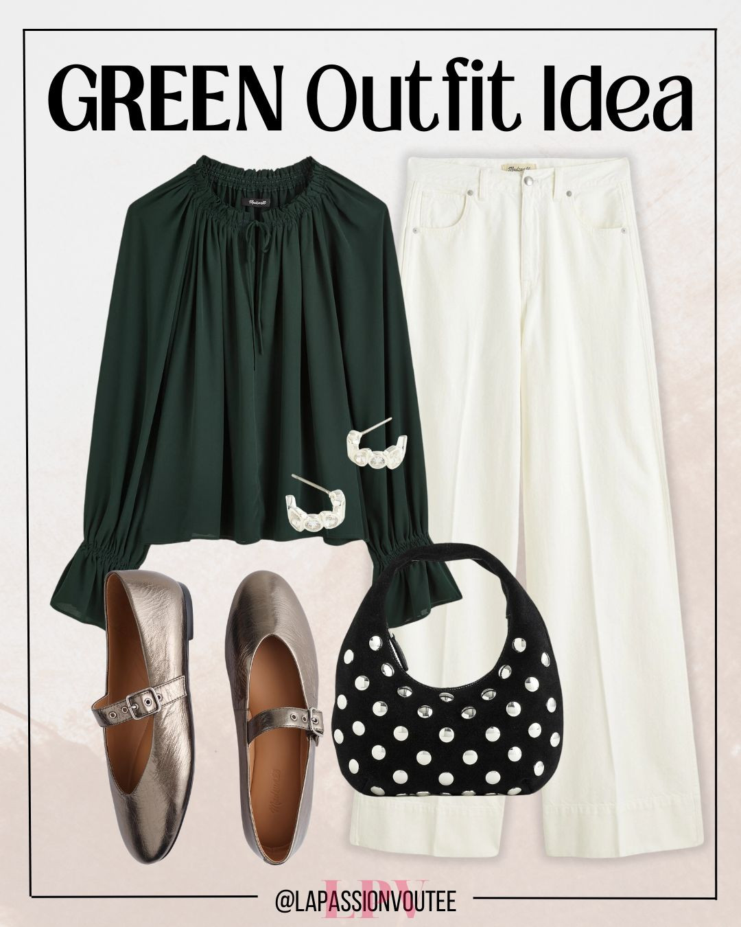 Add a pop of green to your holiday looks! 🍃 It's fresh, festive, and so versatile. Shop from Madewell and enjoy up to 50% off with code: CHEERS—perfect time to grab something you’ll love! 🌟 

 #LTKHoliday #LTKSaleAlert #LTKStyleTip