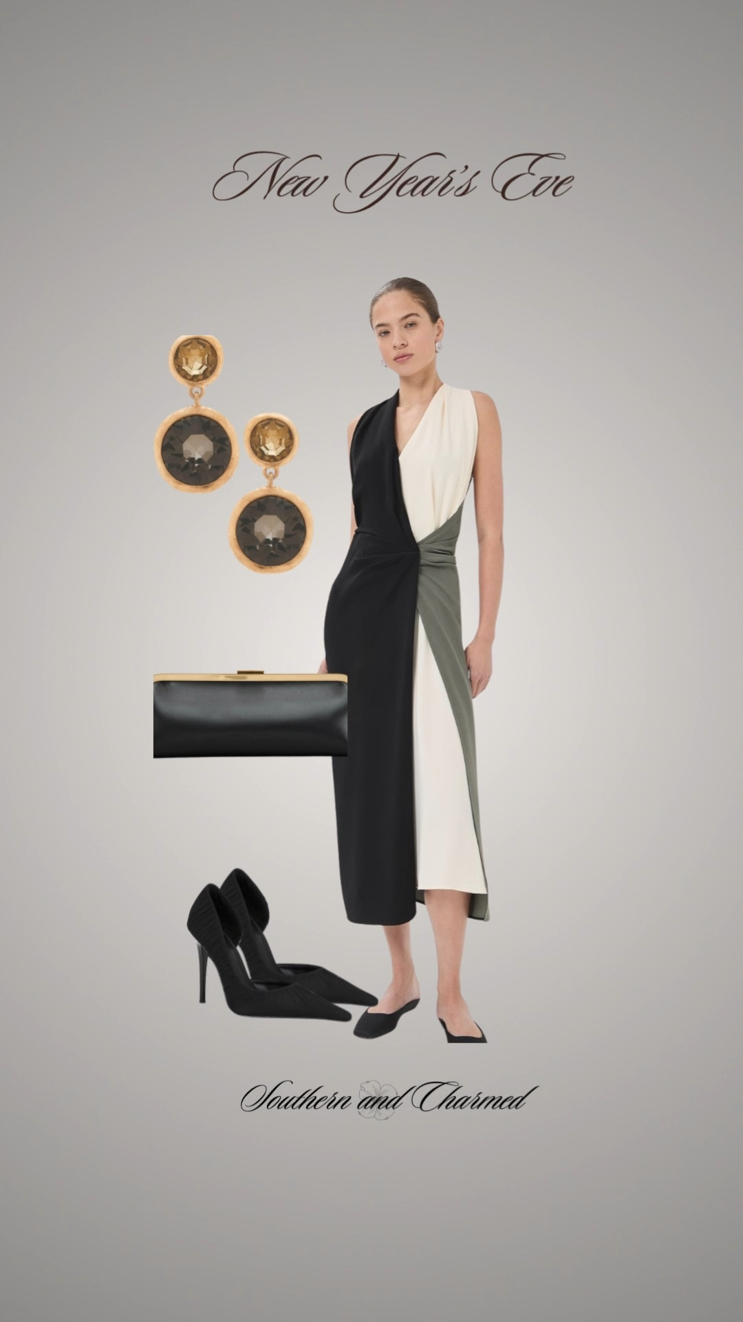 Classy New Year’s Eve outfit and dress you’ll wear again! Perfect also for a cocktail party, holiday party, holiday dress  

#LTKHoliday #LTKSeasonal #LTKWedding