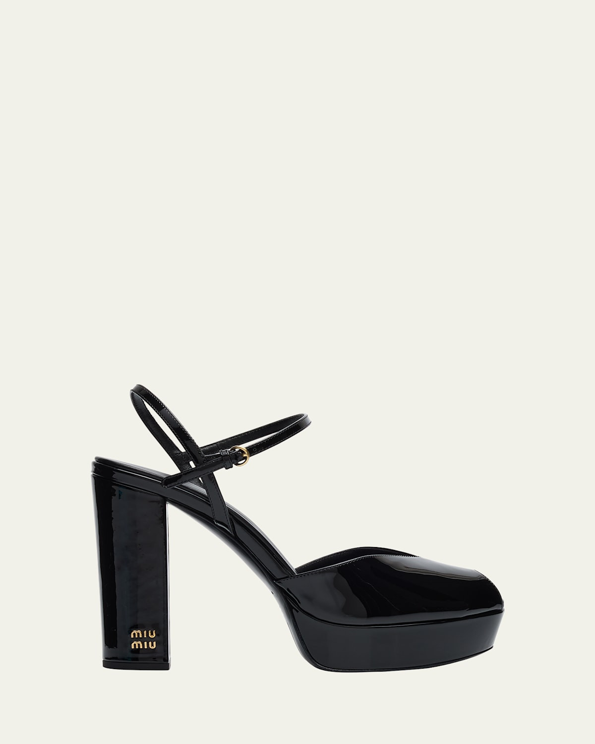Patent Leather Block-Heel Platform Sandals | Bergdorf Goodman