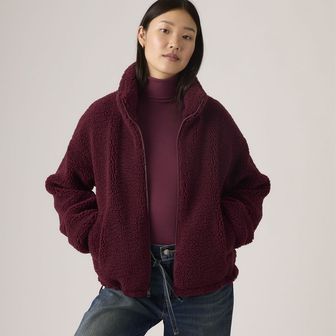 Levi's Zip Front Sherpa Jacket - Women's XS | Levi's US