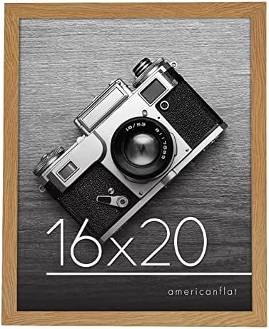 Americanflat 16x20 Poster Frame in Oak with Polished Plexiglass - Horizontal and Vertical Formats wi | Amazon (US)