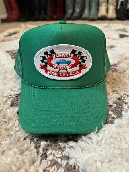 Trucker hat with patch - nascar - summer - spring 

#LTKstyletip #LTKfindsunder100 #LTKfindsunder50