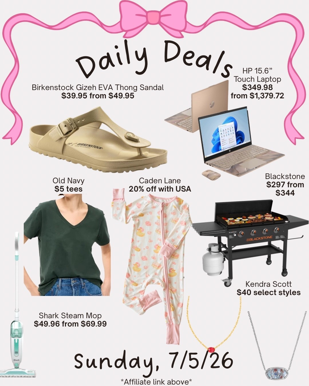 Daily deals

#LTKSaleAlert #LTKMidsize #LTKSeasonal