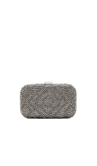 From St Xavier Hayley Box Clutch in Silver | Revolve Clothing
