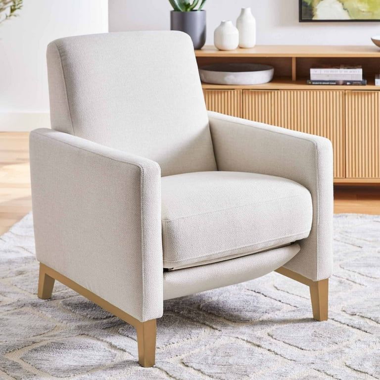 Better Homes & Gardens Reading Push Back Recliner, Cream - Walmart.com | Walmart (US)