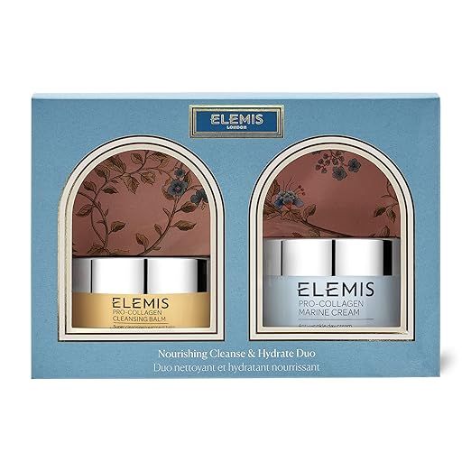 ELEMIS Nourishing Cleanse & Hydrate Duo | Pro-Collagen Cleansing Balm & Marine Cream Anti-Ageing ... | Amazon (US)