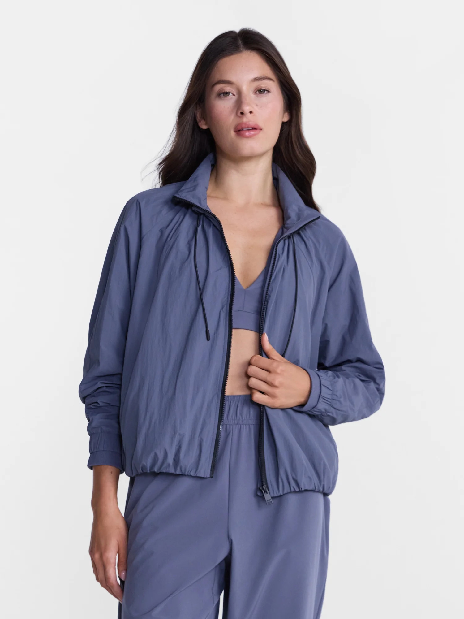 Avia Women's and Women's Plus Crinkle Jacket, Sizes XS-4X | Walmart (US)