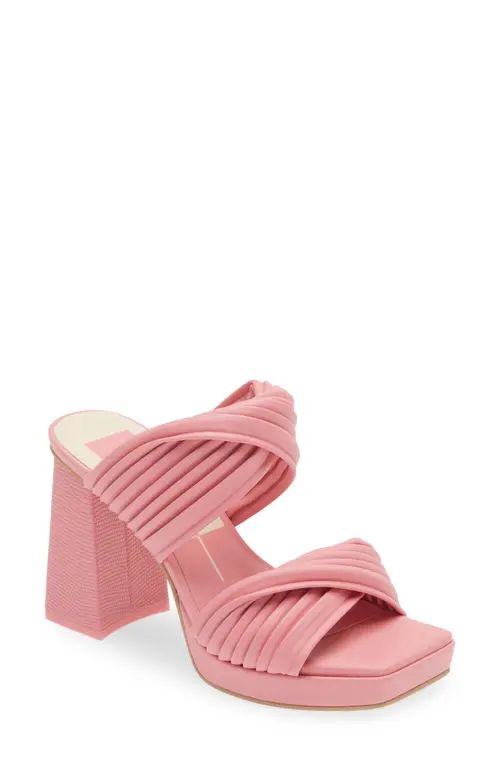 Dolce Vita Altin Platform Slide Sandal in Pink Stella at Nordstrom, Size 8 | Nordstrom