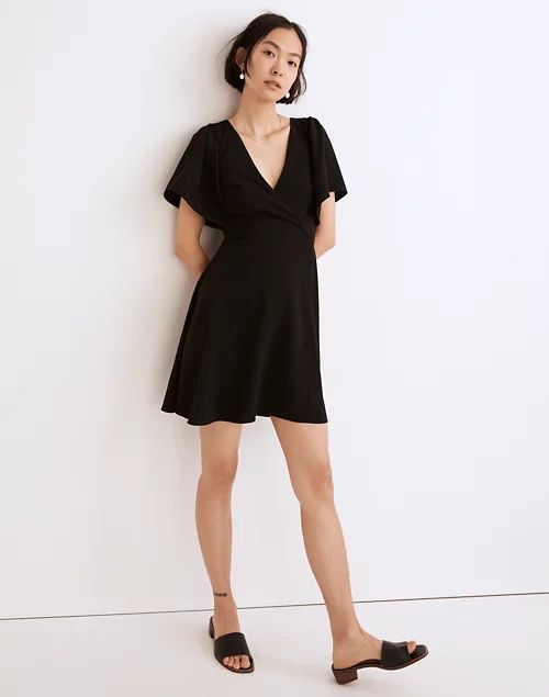 Cape-Sleeve Mini Dress | Madewell