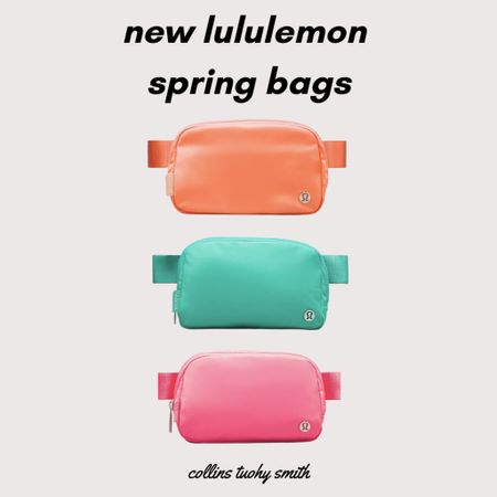 New lululemon belt bags 🧡🛍️🦋💕 i love these spring colors!!! 

#LTKSeasonal #LTKfindsunder50 #LTKtravel