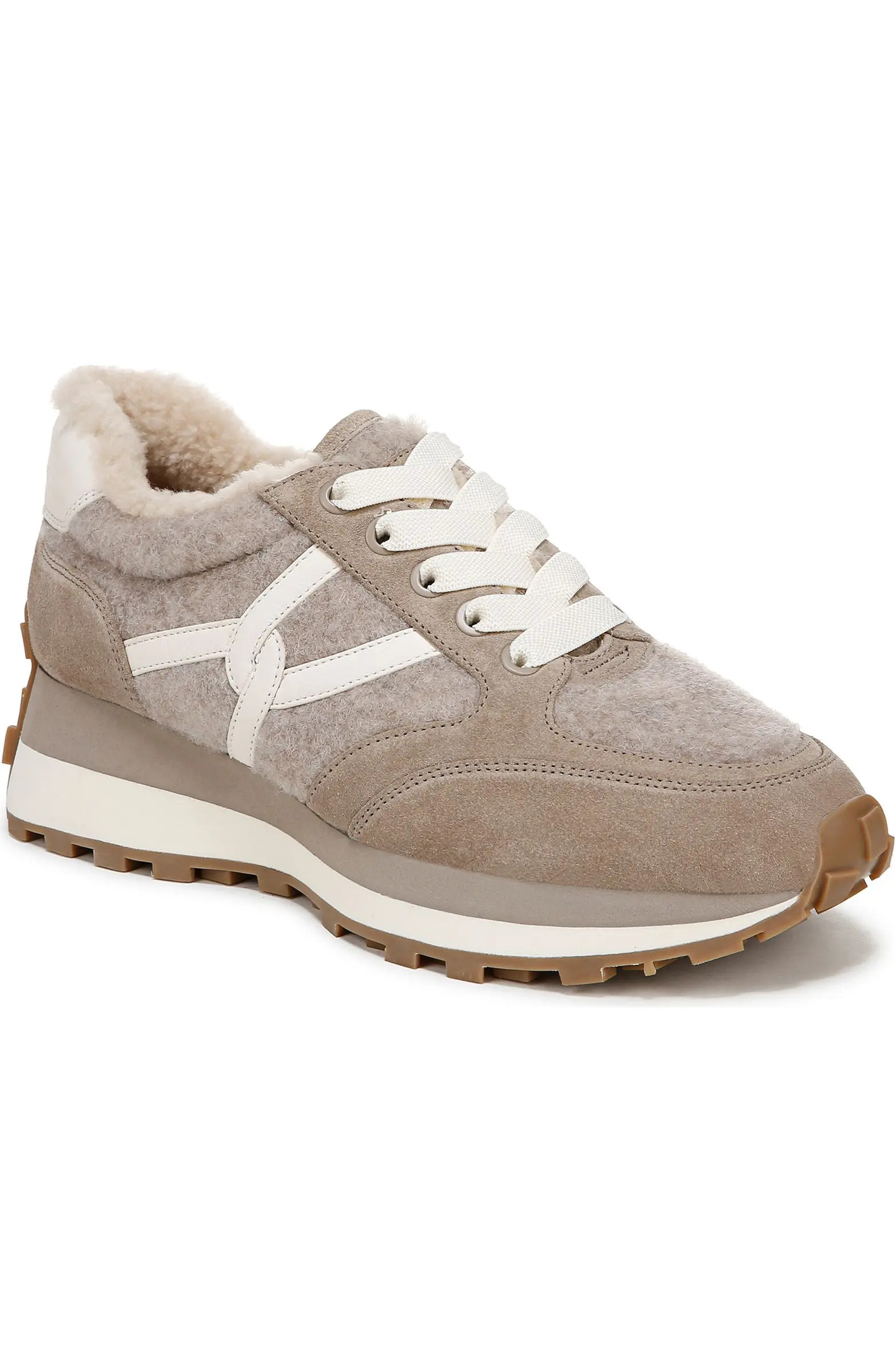 Valentina Genuine Shearling Lined Sneaker (Women) | Nordstrom