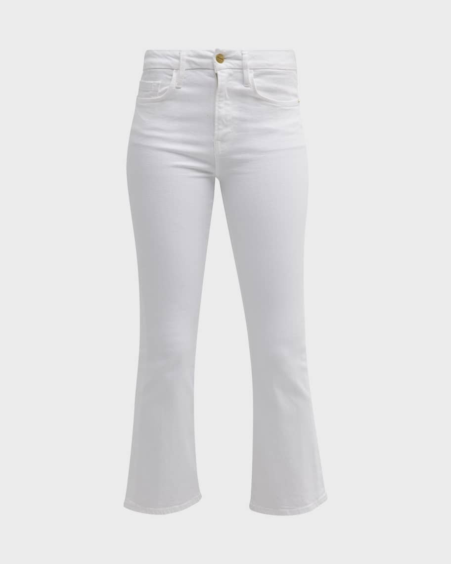 Le Crop Mini Boot-Cut Jeans | Neiman Marcus
