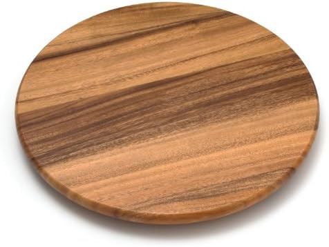 Lipper International Acacia Wood 16" Lazy Susan Kitchen Turntable | Amazon (US)