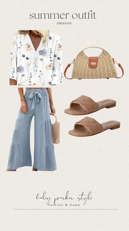 Summer outfit, all from Amazon!




Shortsleeved top, straw purse, flowy pants for summer, slides, summer shoes, summer purse, summer pants, summer tops, summer outfits, summer sandals

#LTKfindsunder100 #LTKstyletip