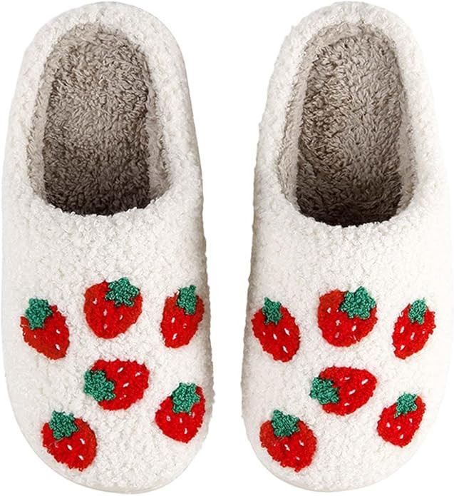 Comfy House Slippers For Women Men, Ladies Fuzzy Bedroom Slippers,indoor Outdoor Memory Foam Shoe... | Amazon (US)