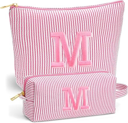 Back to School Gifts for Girls - Personalized Makeup Bag Set | Amazon (US)