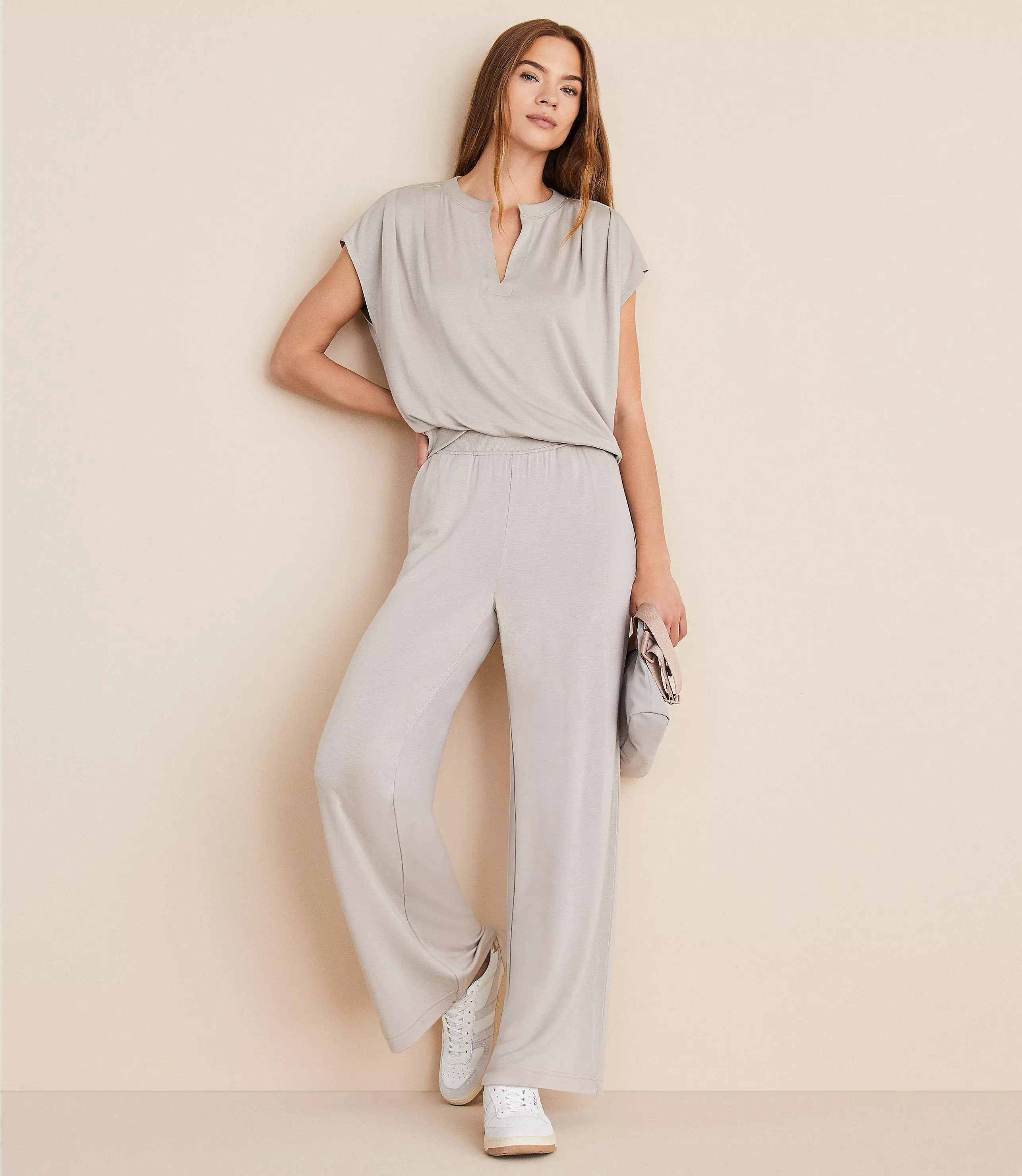 Lou & Grey Signaturesoft Wide Leg Pants | LOFT