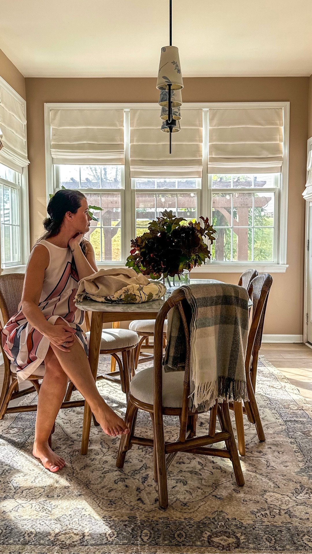 Rugs are an INSTANT change! I’m partnering with my friends @revival for their 8th Birthday Celebration from now till 10/26 🥳 
They offer one of a kind rugs that make any room in your home that much more cozy. What can I say, I’m a sucker for a beautiful rug. 
Head to stories now for some of my fav along with a discount code for 20% off! 
Love y’all mucho! 🫶 
.
.
.
.
.
.
.
#oneofakindpieces #vintagerug #ruglife #celebrations🎉 #crossstitchlove #diningroominspo #sharpeioftheday #diningroomstyling #driedhydrangeas #cosyliving #cosycosy #fallhomedecor