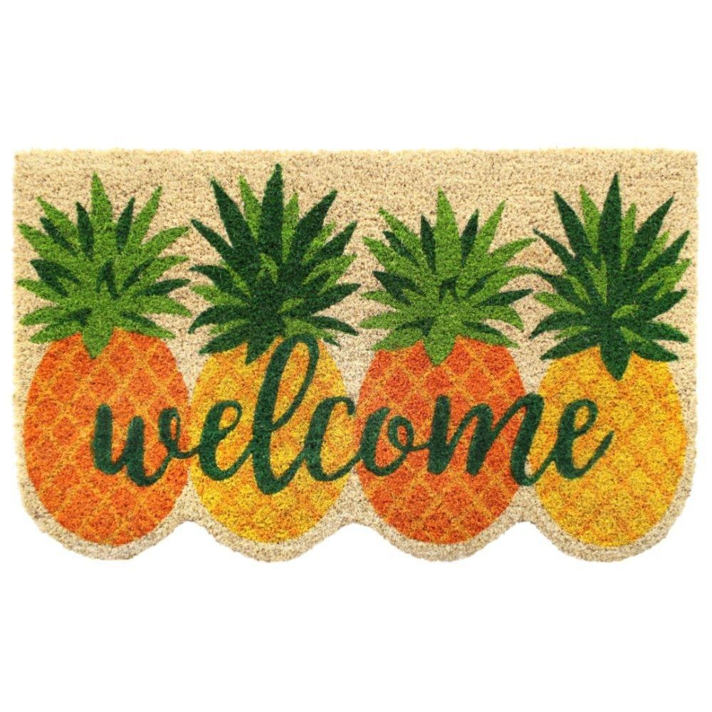 Raj 1'6"" x 2'6"" Tufted Pineapple Welcome Doormat | Target
