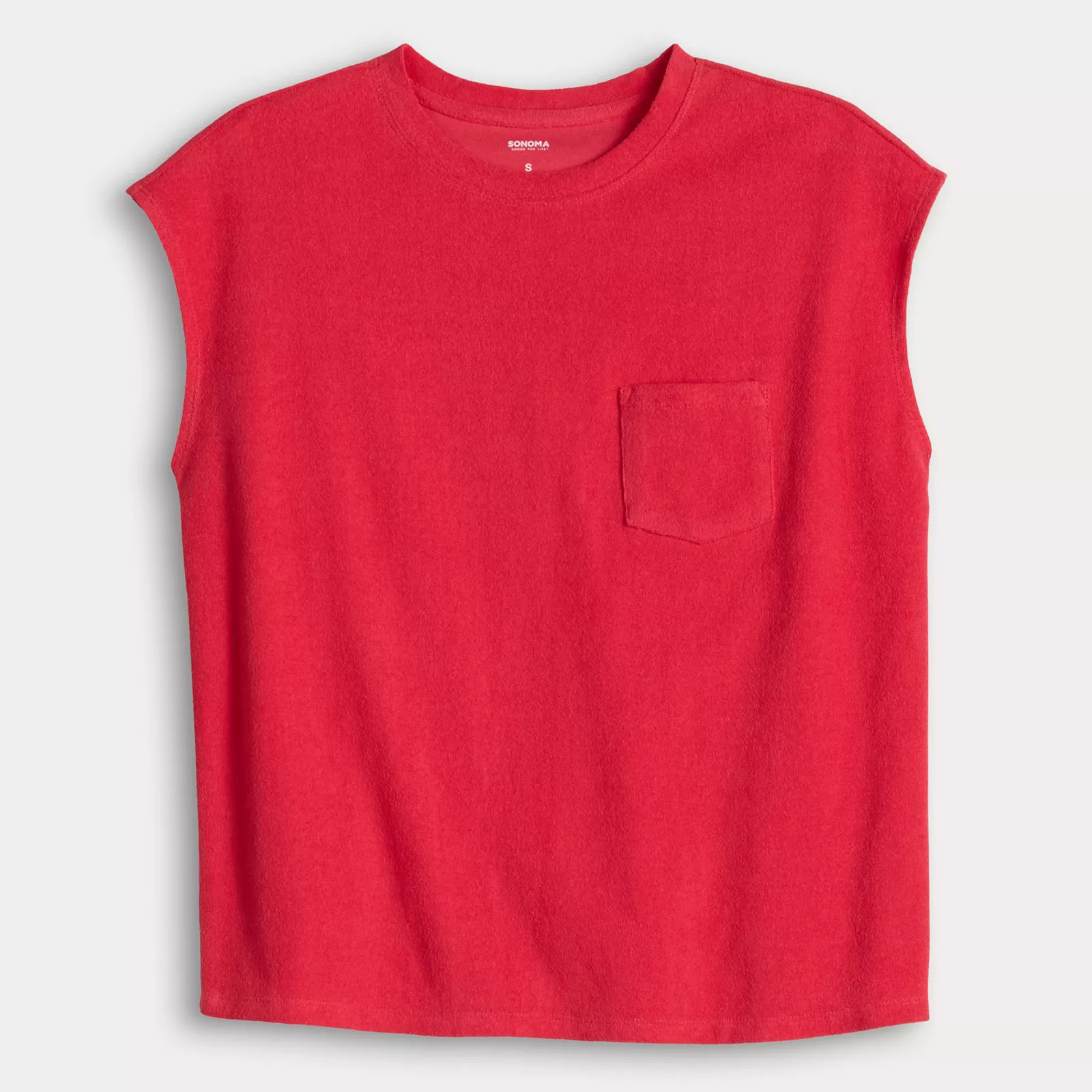 Women's Sonoma Goods For Life® Boxy Towel Terry Tee | Kohl's