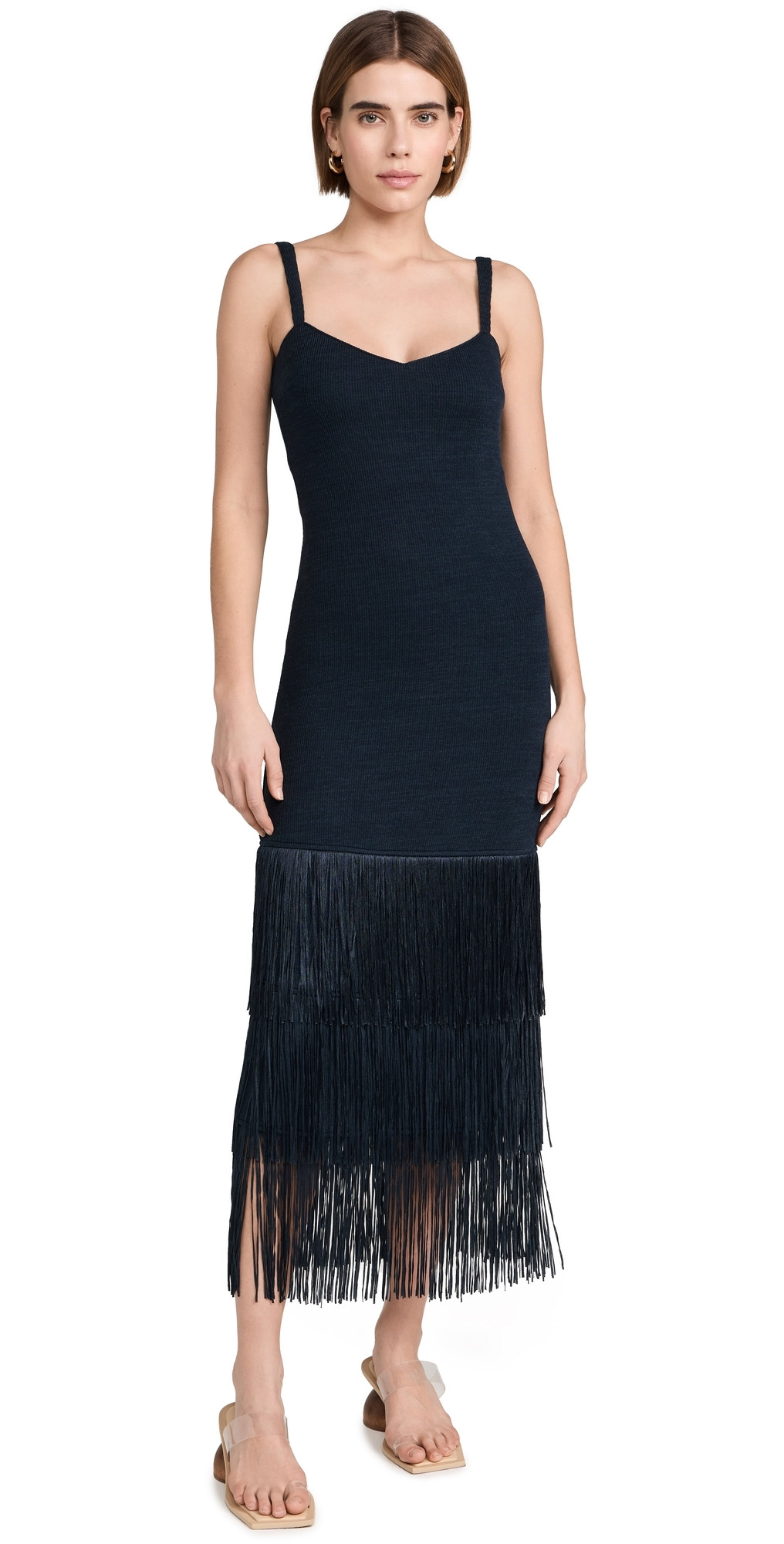 Saylor Eliette Fringe Knit Midi Dress | Shopbop | Shopbop