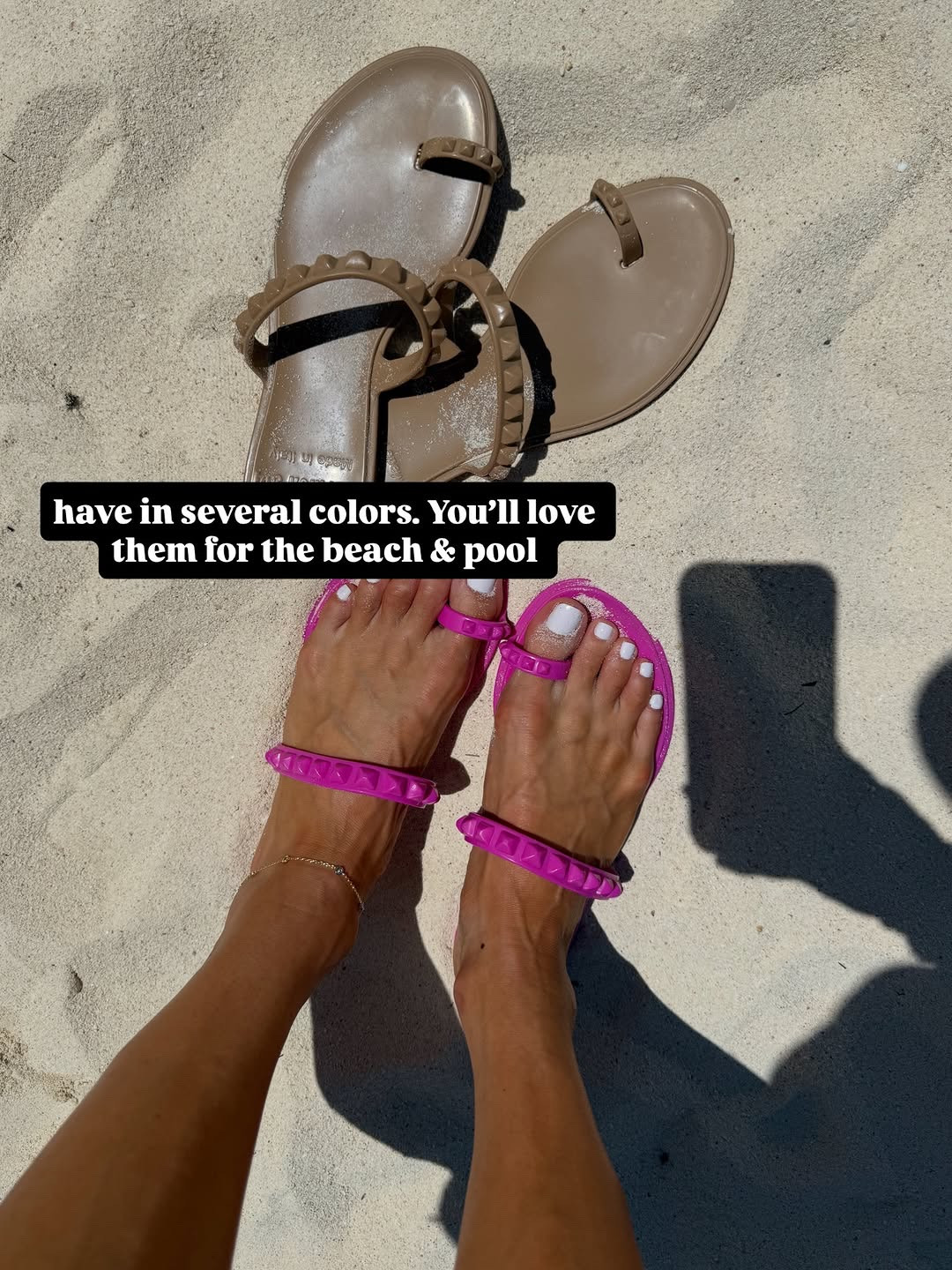 Jelly sandals summer spring resort sandals I love  

#LTKootd #LTKSaleAlert