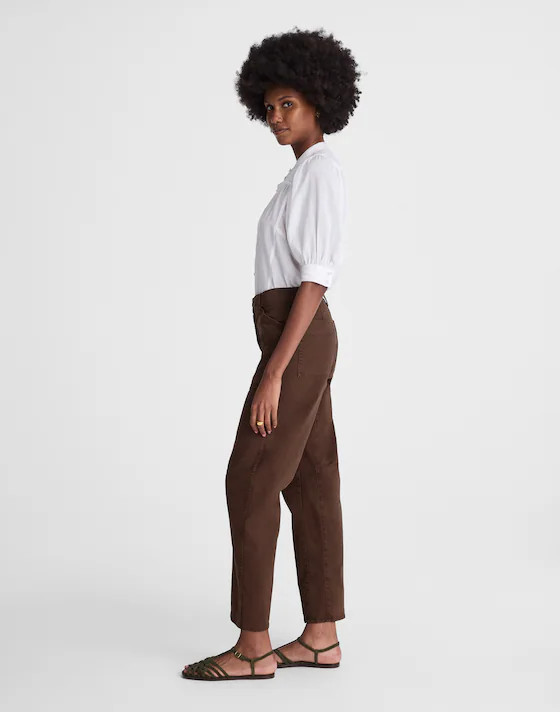 The Darted Barrel-Leg Utility Pant | Madewell