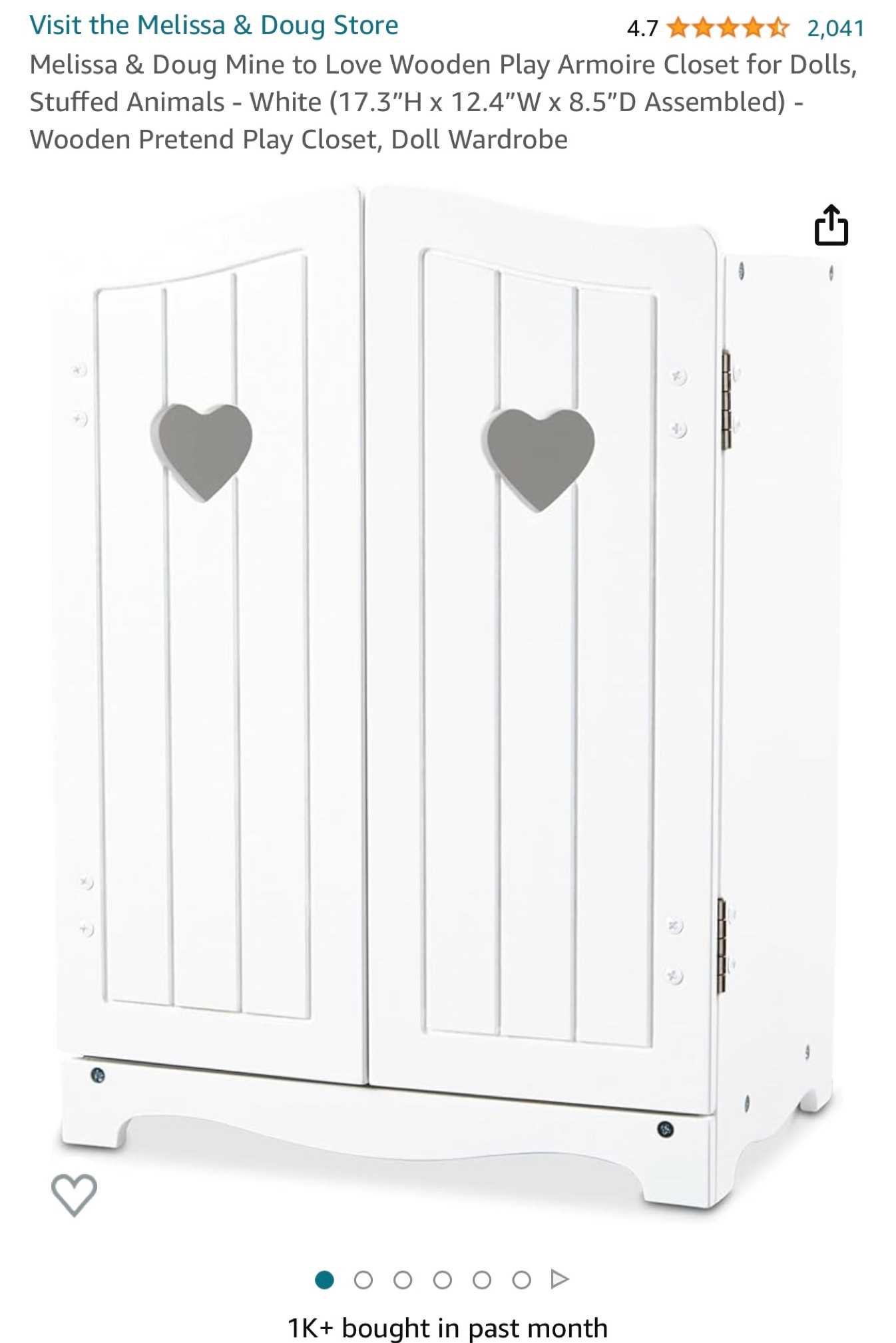 I can’t wait to organize all the Barbie’s & dolls stuff in here for my daughter 😍

#LTKGiftGuide #LTKsalealert #LTKkids