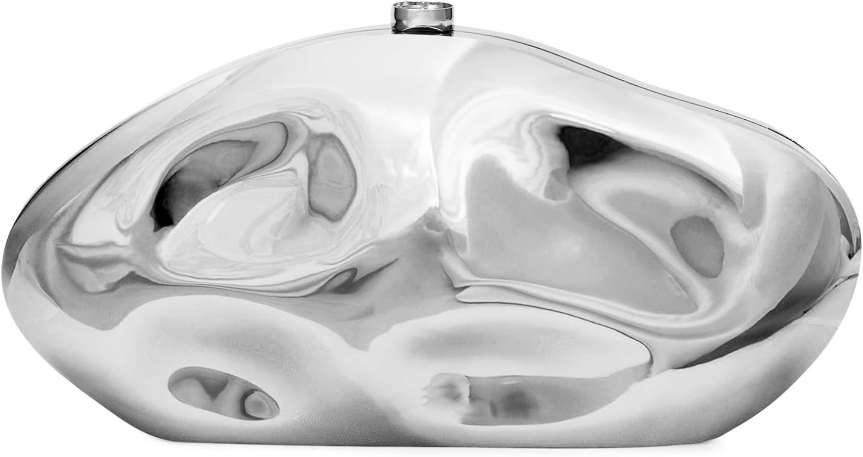 Tmore Acrylic Evening Bag Shell Clutch Purse for Women Irregular Crossbody Clutch with Chain for ... | Amazon (US)