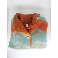 Pendleton Wool Blanket Jacket | Aztec Print, Women's Size Large | Etsy (US)