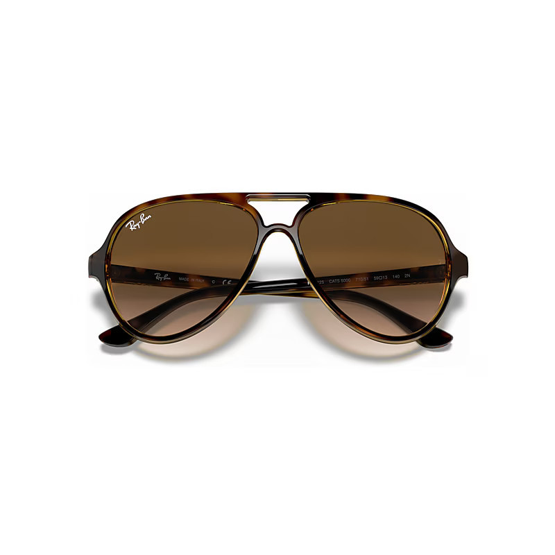 Ray-Ban Cats 5000 Classic Sunglasses Light Havana Frame Brown Lenses 59-13 | Ray-Ban (US)