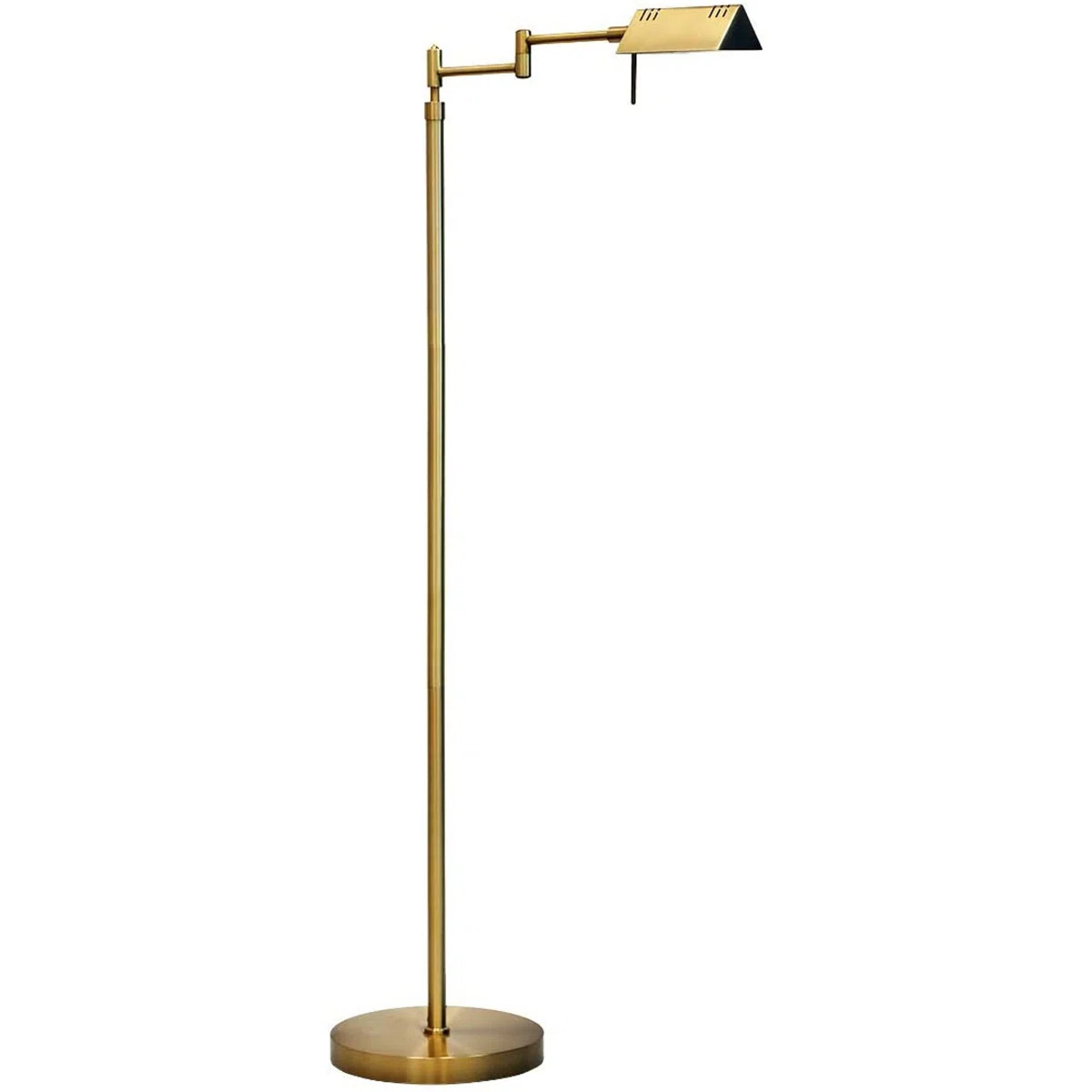 Urick 55" Dimmable LED Pharmacy Floor Lamp, 12W LED, Full Range Dimming, 360 Degree Swing Arms, A... | Wayfair North America