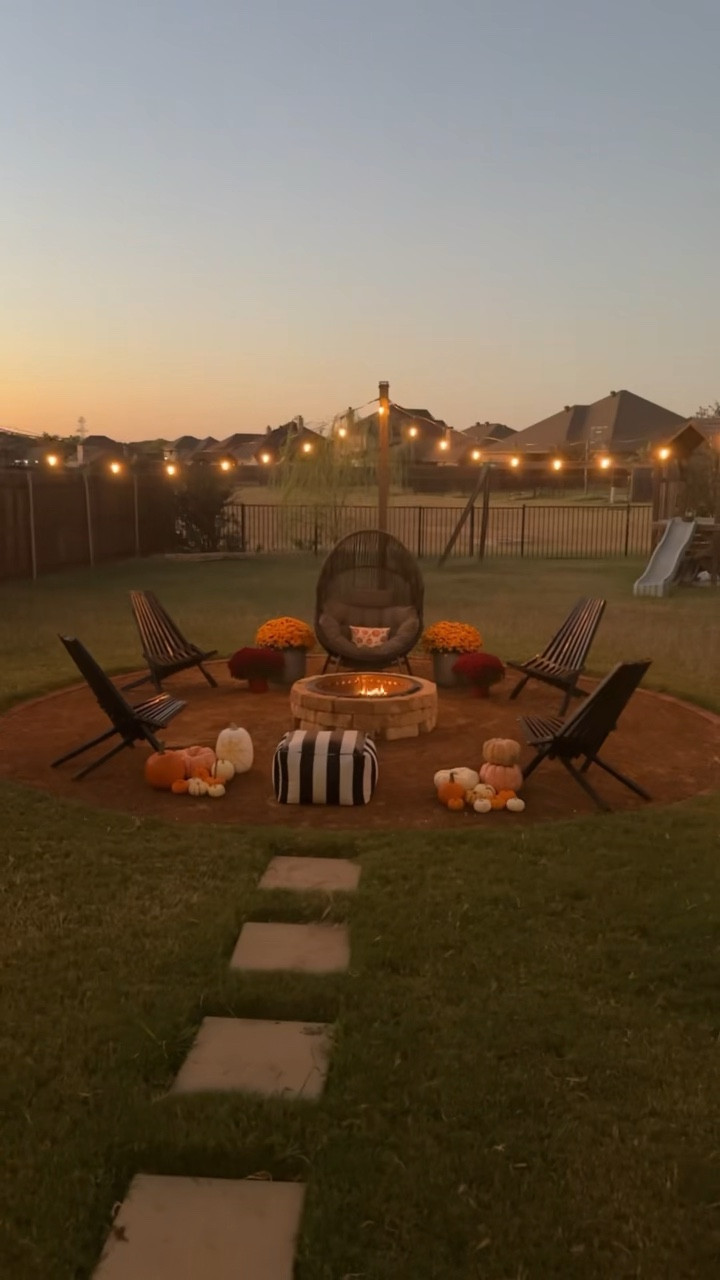All items you’ll need to recreate this cozy firepit space! ⬇️

#LTKHoliday #LTKVideo #LTKHome