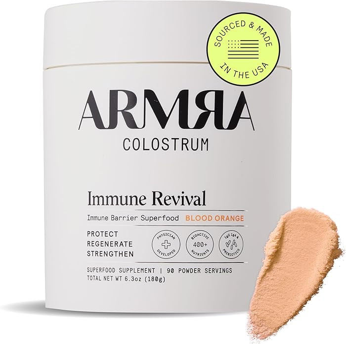 ARMRA Colostrum Powder | Blood Orange | Gut Health & Bloating | Skin & Hair | Immunity | Keto, Gl... | Amazon (US)