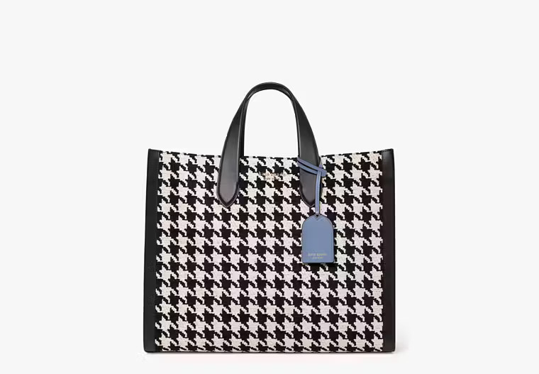 Manhattan Houndstooth Large Tote | Kate Spade (US)