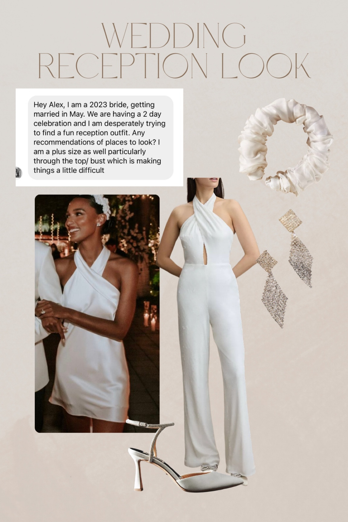 Chic and timeless wedding reception outfit inspo 

Bridal outfits | wedding outfit | bridal accessories 

#LTKwedding #LTKstyletip #LTKcurves