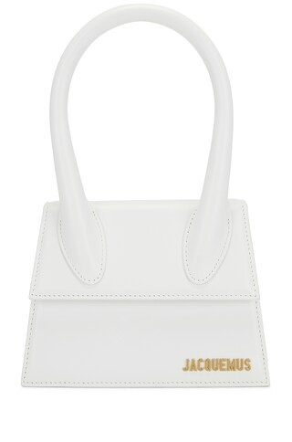 JACQUEMUS Le Chiquito Moyen Bag in White | FWRD 